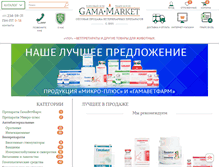 Tablet Screenshot of gama-market.ru